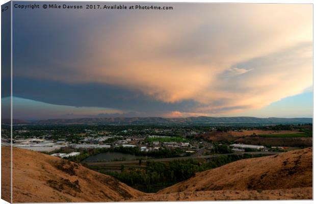 Path of the Storm Canvas Print by Mike Dawson