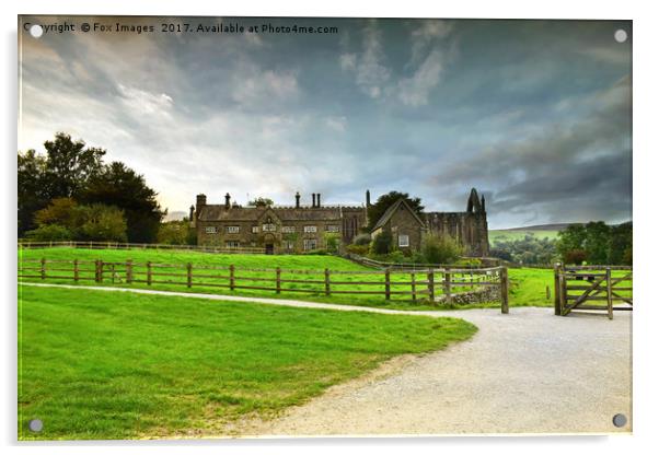 Bolton Abbey Acrylic by Derrick Fox Lomax