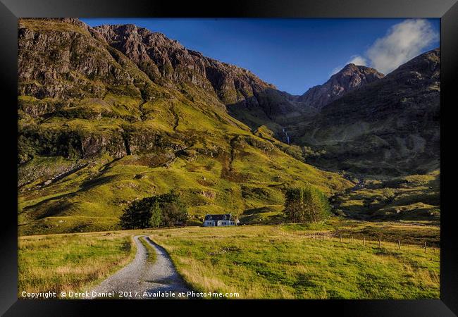 Highland Peacefulness Framed Print by Derek Daniel