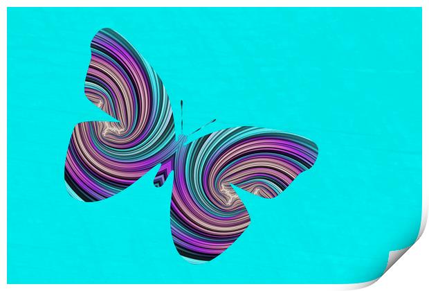 Life Is Like A Butterfly Print by Steve Purnell