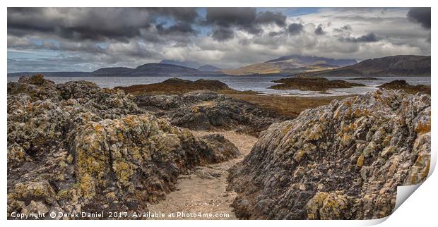 Loch Eishort, Skye Print by Derek Daniel