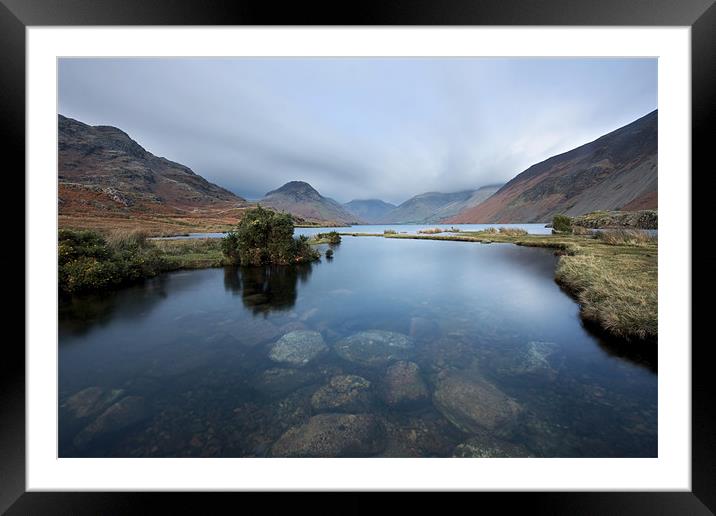 Wast Water Framed Mounted Print by Tony Bates
