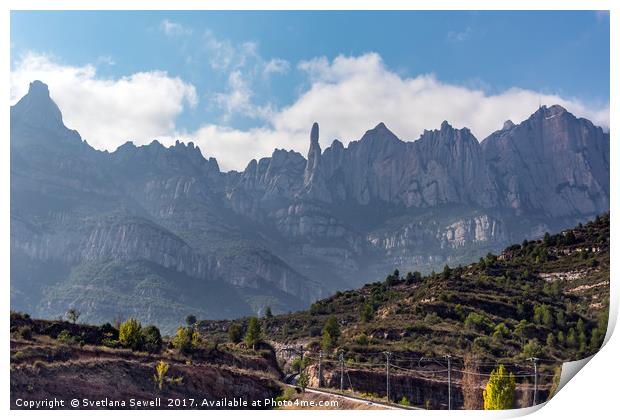 Montserrat Area Print by Svetlana Sewell