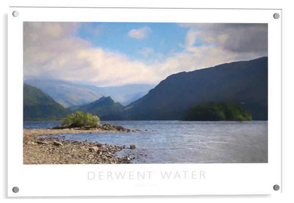 Derwent Water Acrylic by Andrew Roland