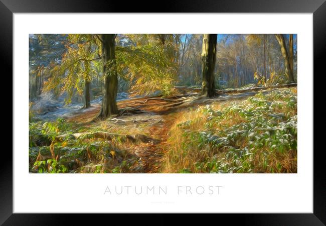 Autumn Frost Framed Print by Andrew Roland