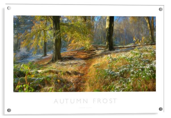 Autumn Frost Acrylic by Andrew Roland