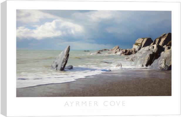 Ayrmer Cove Canvas Print by Andrew Roland