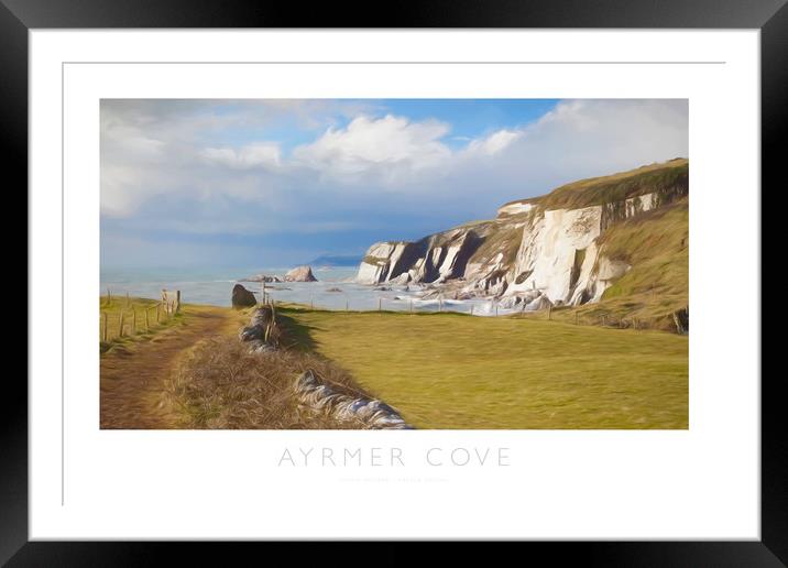 Ayrmer Cove Framed Mounted Print by Andrew Roland