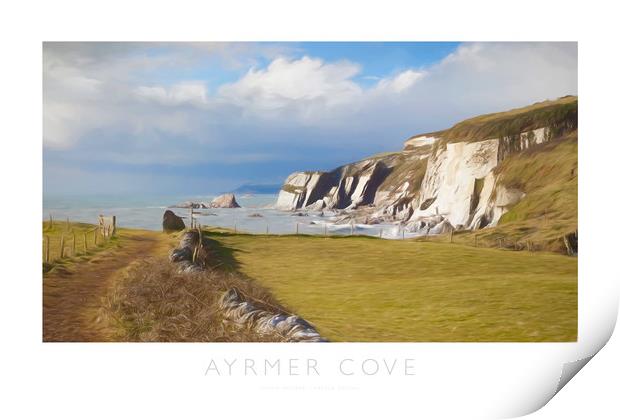 Ayrmer Cove Print by Andrew Roland