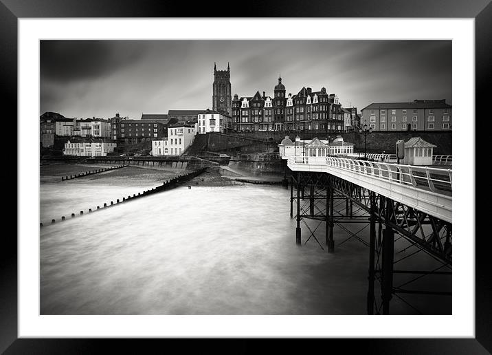 A Winters Day - Cromer Framed Mounted Print by Simon Wrigglesworth