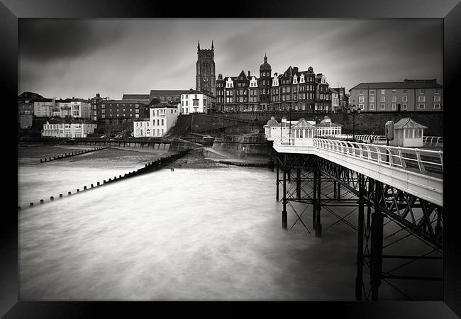 A Winters Day - Cromer Framed Print by Simon Wrigglesworth