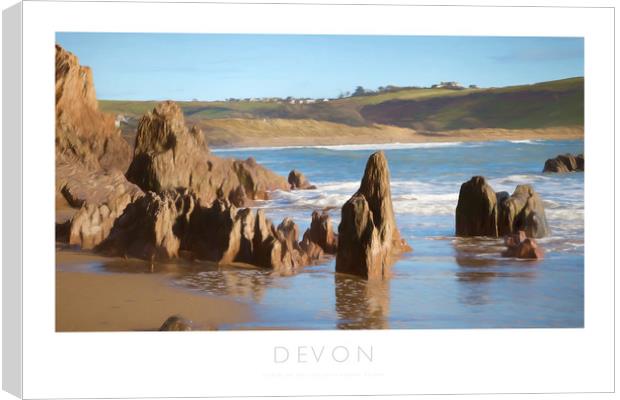 Devon Canvas Print by Andrew Roland