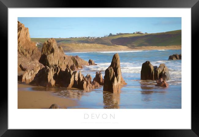 Devon Framed Print by Andrew Roland