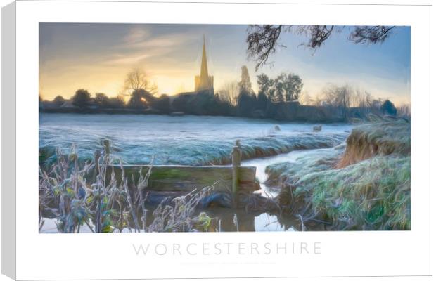 Worcestershire Canvas Print by Andrew Roland
