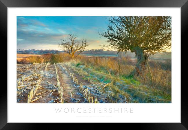 Worcestershire Framed Print by Andrew Roland