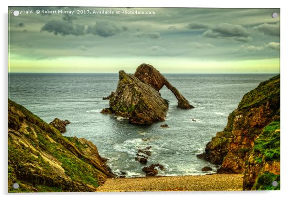 Bow Fiddle Rock Acrylic by Robert Murray