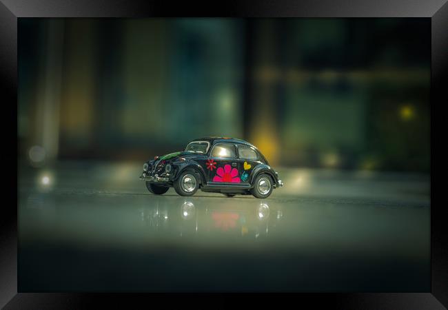VW Beetle Framed Print by Dagmar Giers