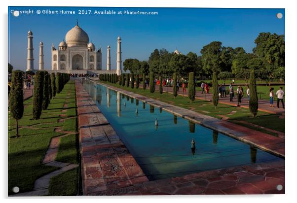 The Taj Mahal: Symbol of Undying Love Acrylic by Gilbert Hurree
