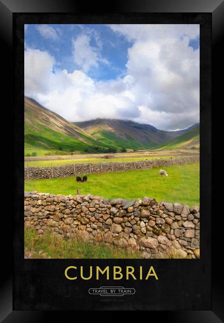 Cumbria Framed Print by Andrew Roland