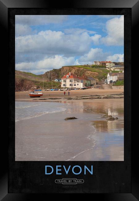 Devon Framed Print by Andrew Roland