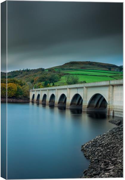 Ashopton Viaduct Canvas Print by Paul Andrews