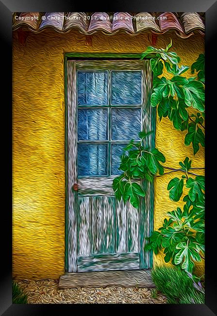 The Door Framed Print by Chris Thaxter