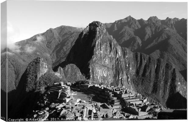 Lost City Of The Inca  Canvas Print by Aidan Moran