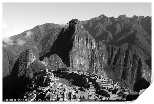 Lost City Of The Inca  Print by Aidan Moran