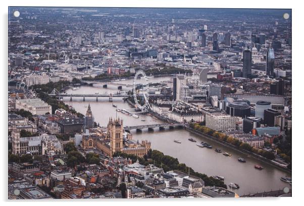 London Westminster  Acrylic by Adam Payne