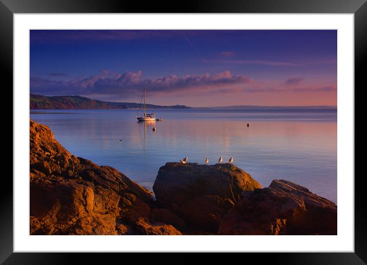 Babbacombe Veiw                                    Framed Mounted Print by kevin wise