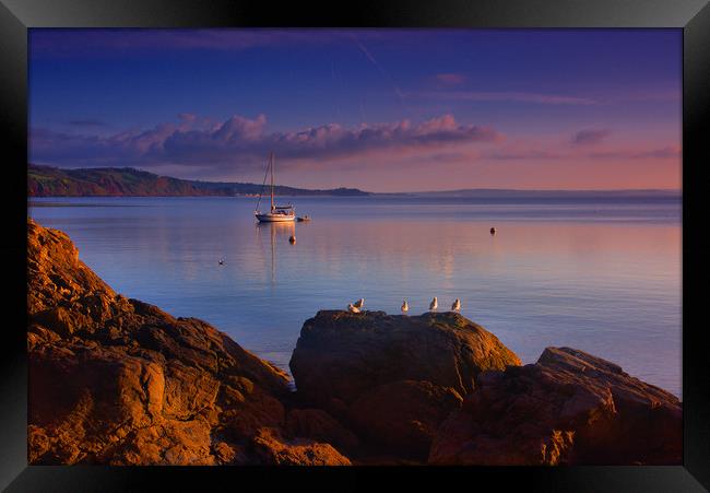 Babbacombe Veiw                                    Framed Print by kevin wise