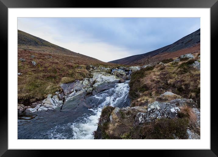 Swineside Valley Cumbria Framed Mounted Print by Craig Roper