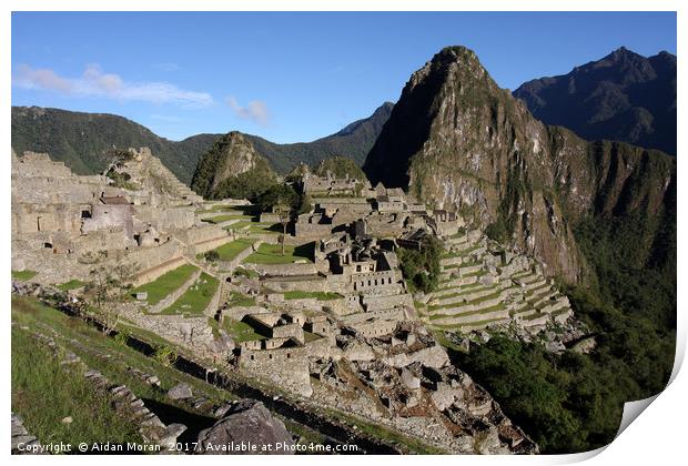 Machu Picchu Citadel, Peru  Print by Aidan Moran