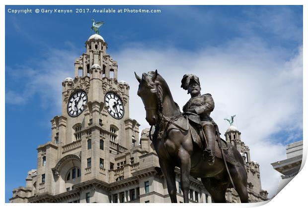 Liver Building Liverpool Print by Gary Kenyon