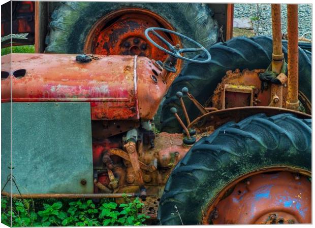Tractor     Canvas Print by Victor Burnside