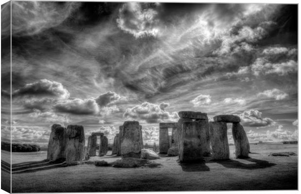 Stonehenge Vista  Canvas Print by David Pyatt