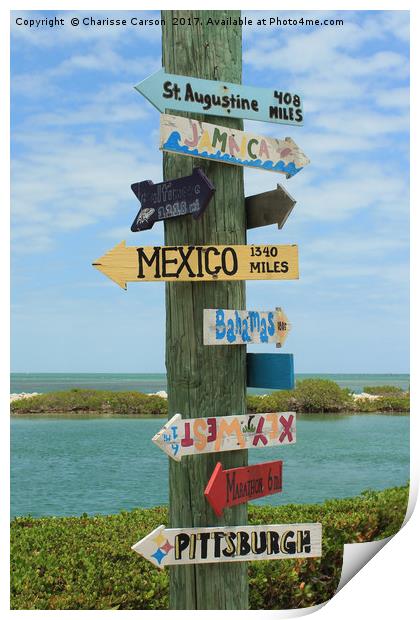 Where to next Print by Charisse Carson
