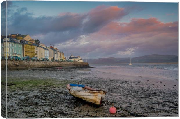 Sunset at Aberdovey Canvas Print by Colin Allen