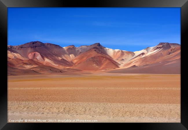 Bolivian Altiplano   Framed Print by Aidan Moran
