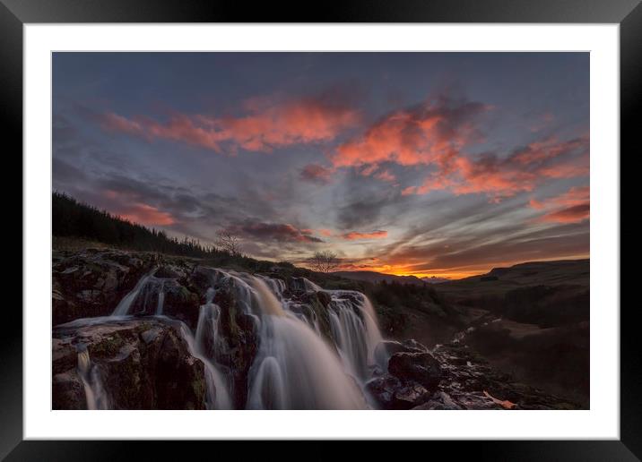 Loup of Fintry Sunset Framed Mounted Print by overhoist 