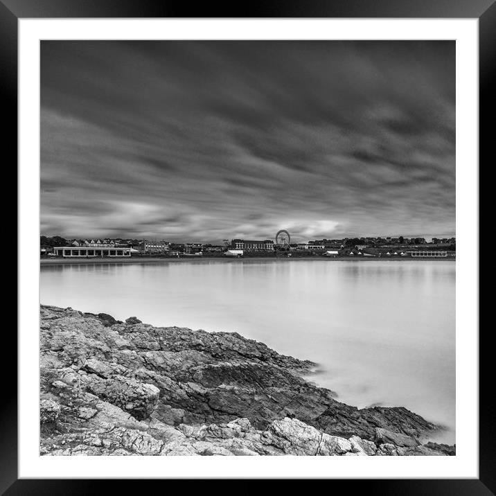 Two Minutes At Barry Island Square Crop Framed Mounted Print by Steve Purnell