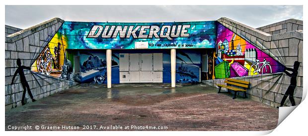 Dunkirk Gaffiti Print by Graeme Hutson