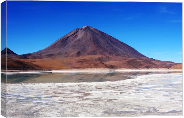 Licancabur Volcano, Bolivia  Canvas Print by Aidan Moran