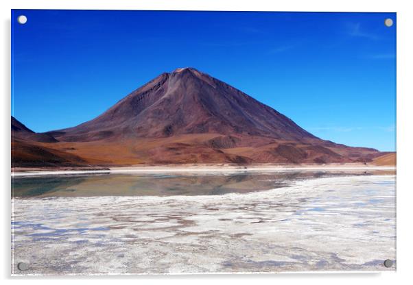 Licancabur Volcano, Bolivia  Acrylic by Aidan Moran