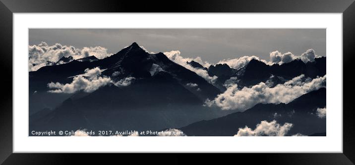 The Italian Alps  Framed Mounted Print by Colin Woods