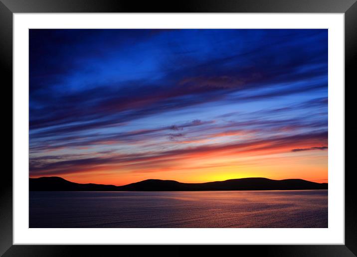 Closing Of The Day  Framed Mounted Print by Aidan Moran