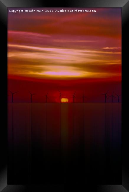 Clean Energy (Digital Art)  Framed Print by John Wain