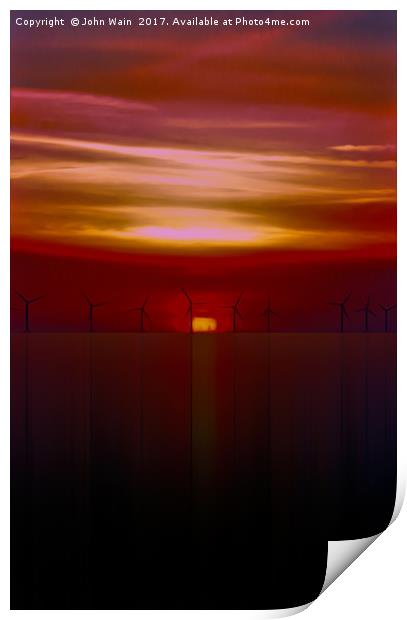 Clean Energy (Digital Art)  Print by John Wain