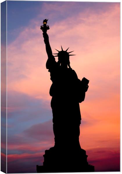 The Statue of Liberty Canvas Print by Luc Novovitch