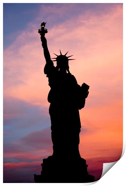 The Statue of Liberty Print by Luc Novovitch